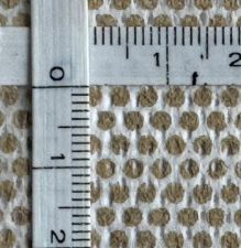 Hydrophilic perforated matrix structure